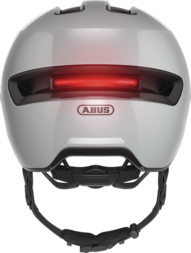 ABUS HUD-Y Fahrradhelm in Race Grey