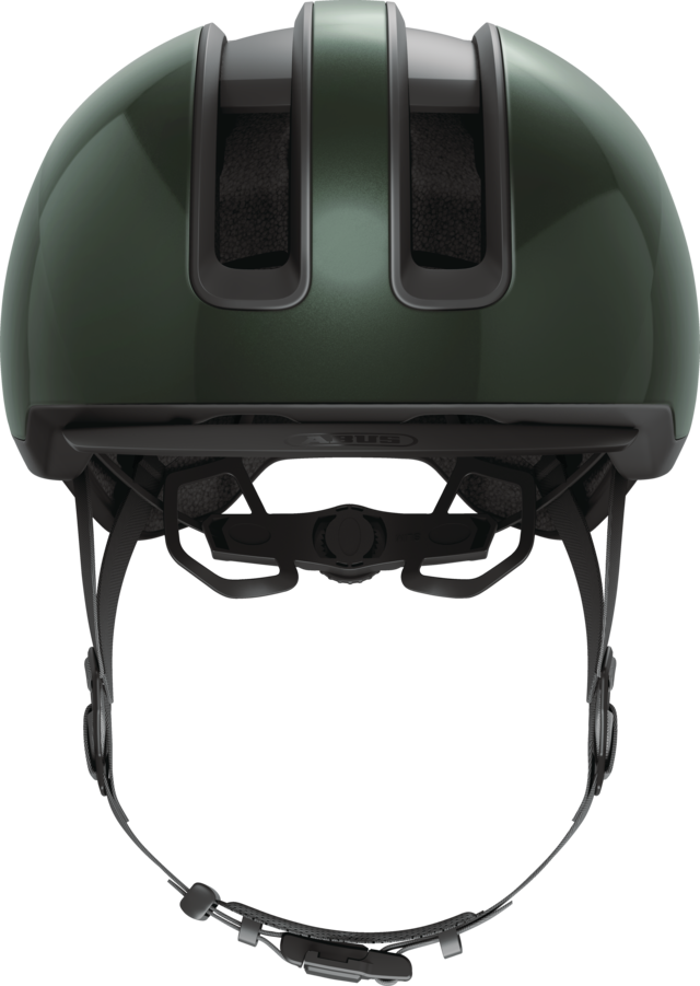 ABUS HUD-Y Fahrradhelm in Moss Green