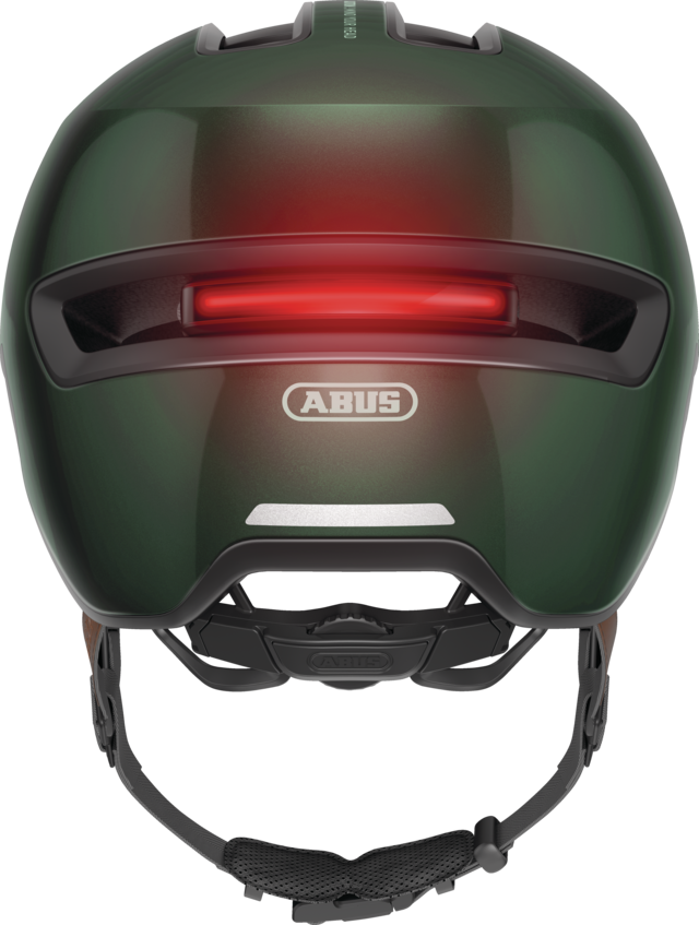 ABUS HUD-Y Fahrradhelm in Moss Green