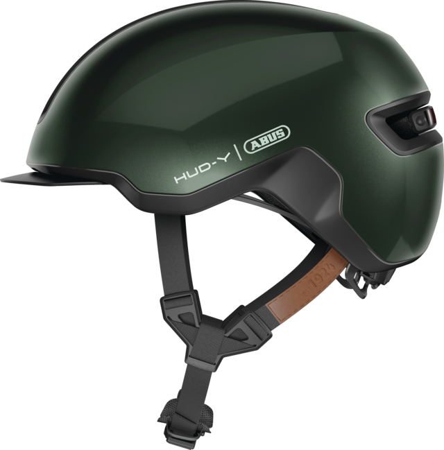 ABUS HUD-Y Fahrradhelm in Moss Green