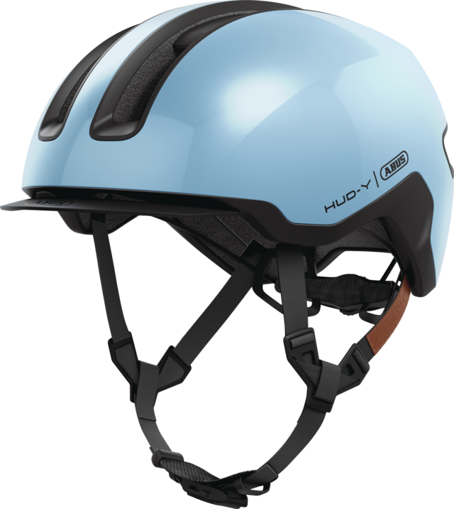 ABUS HUD-Y Fahrradhelm in Iced Blue