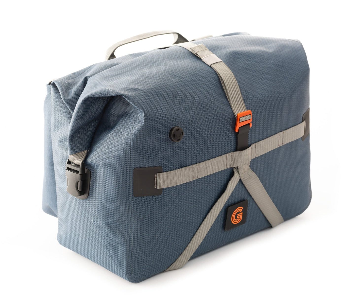 Borough Waterproof Roll Top Bag Large Navy/Grey