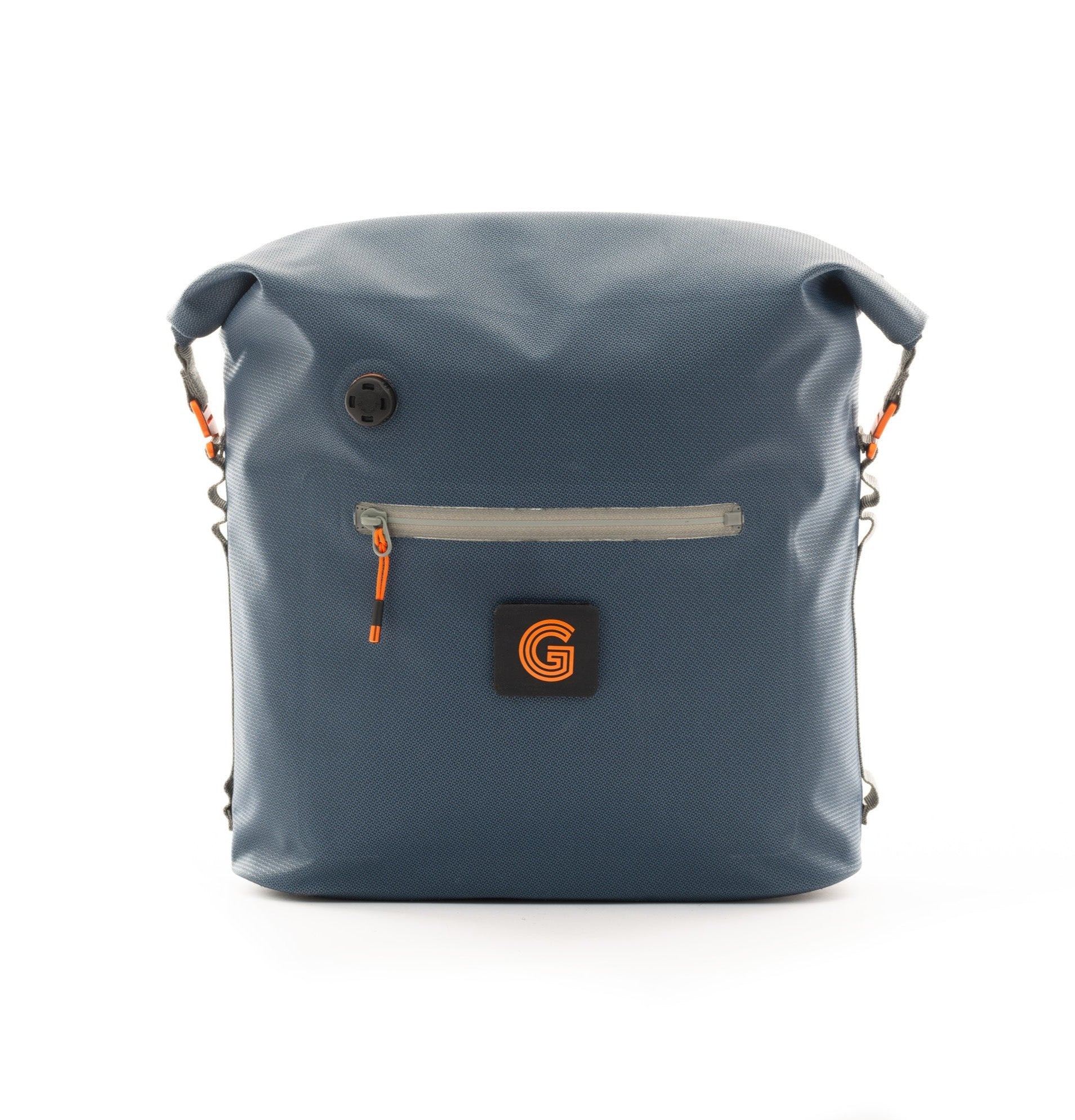 Borough Waterproof Roll Top Bag Small Navy/Grey