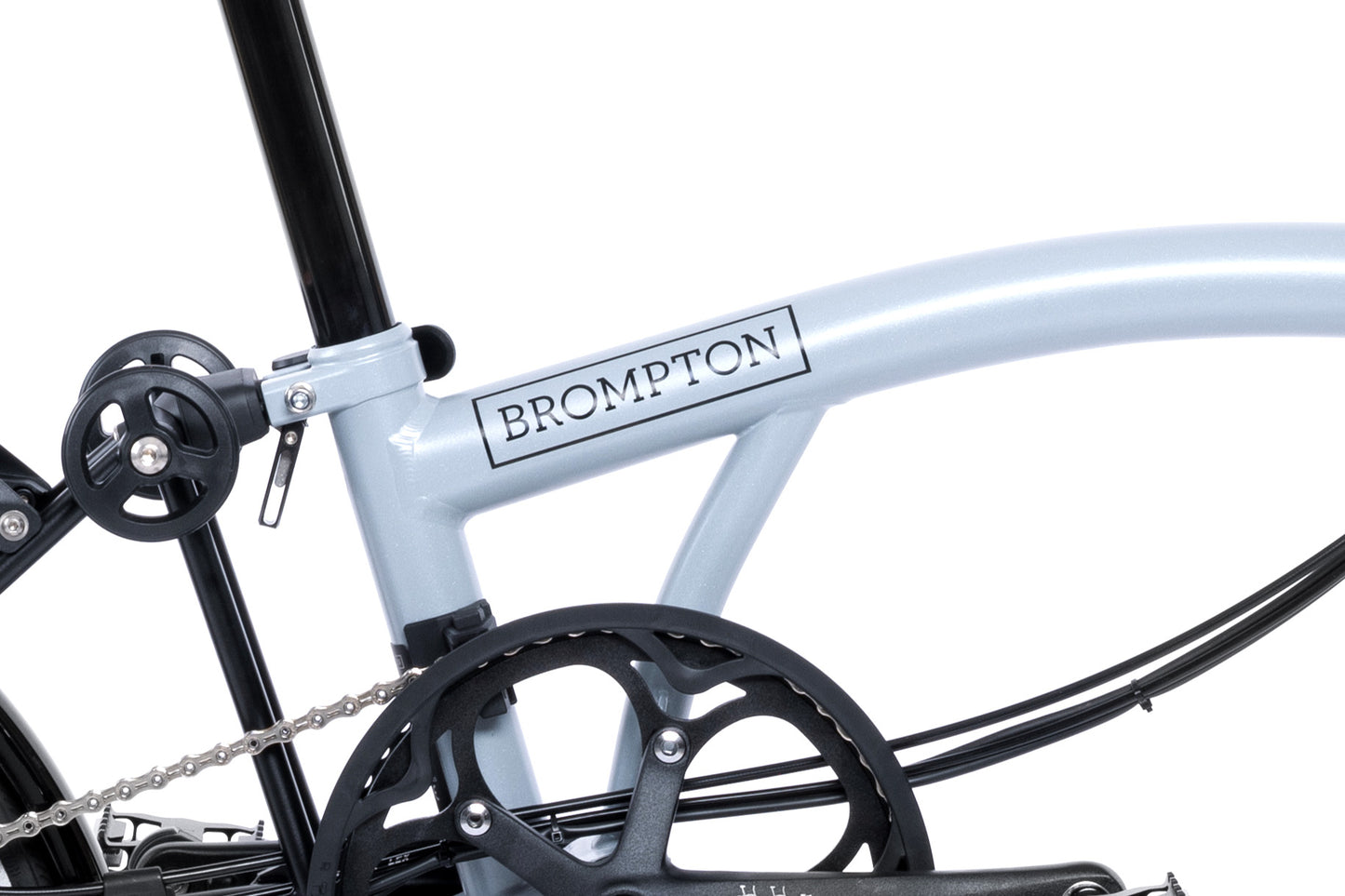 Brompton Electric P Line Lunar Ice