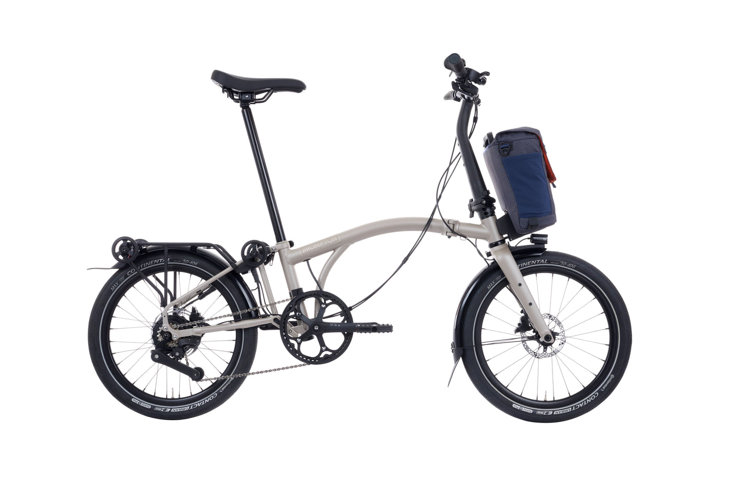 Brompton G Line Electric Traildust White Large Lenker