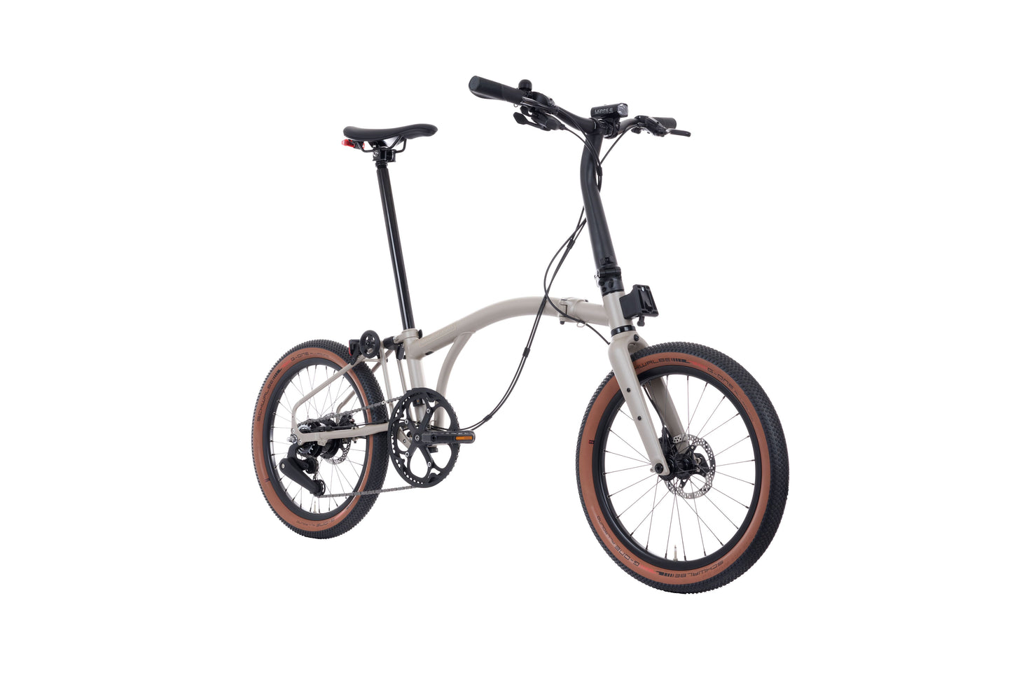 Brompton G Line Traildust White Large Lenker (inkl. gratis Licht-Set)