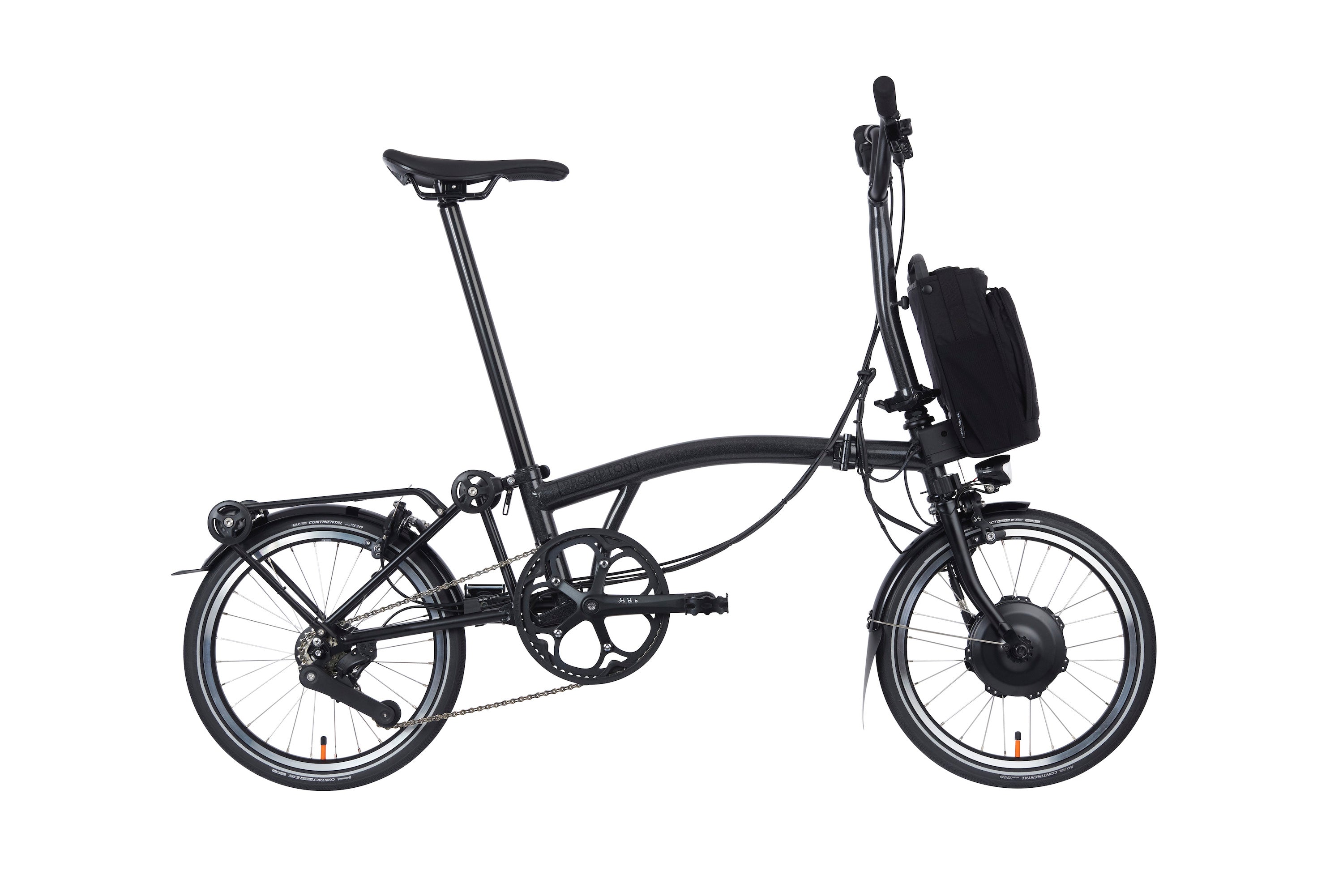 Brompton Electric P Line Midnight Black