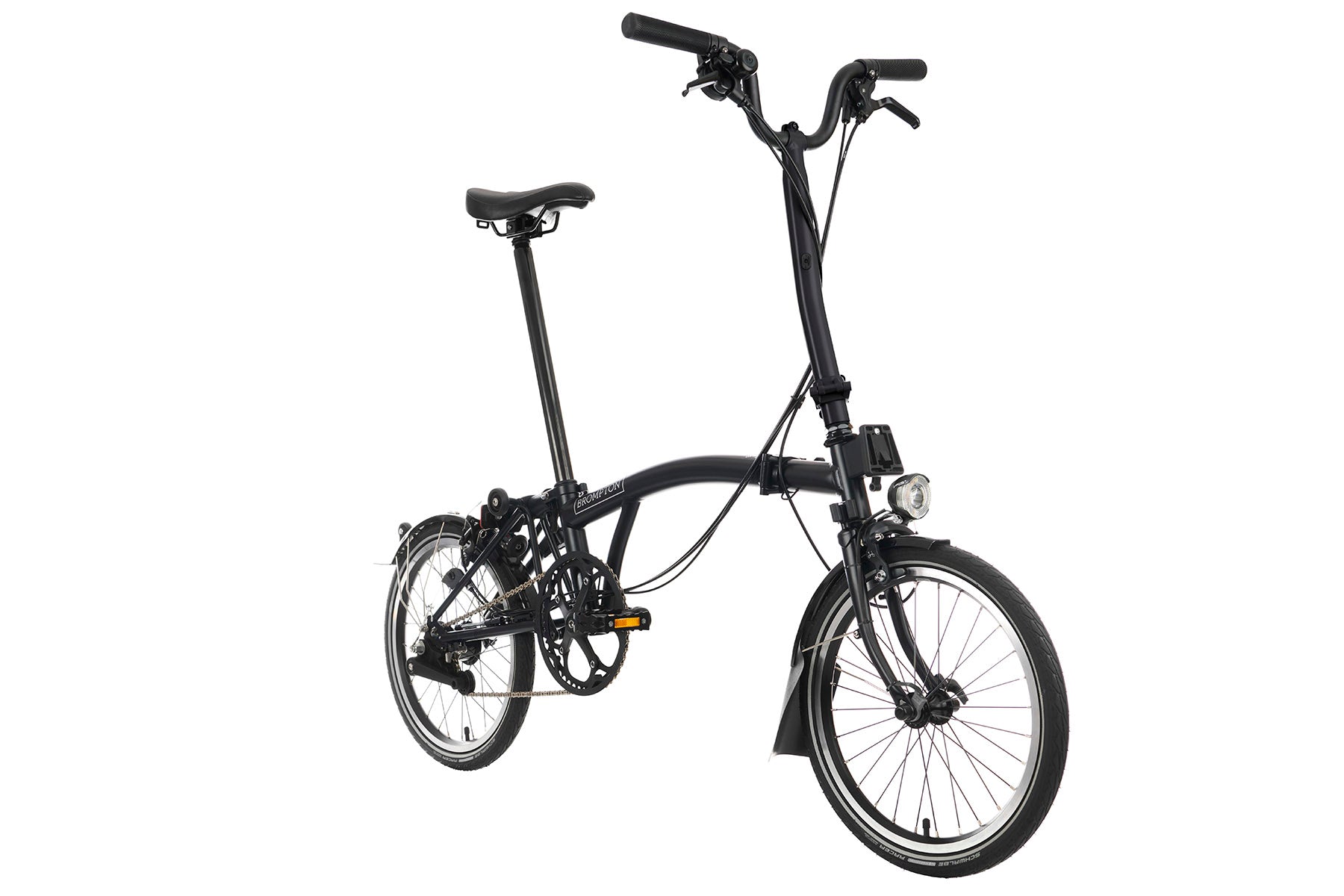 Brompton C Line Matt Black - Mid, 2-Gang