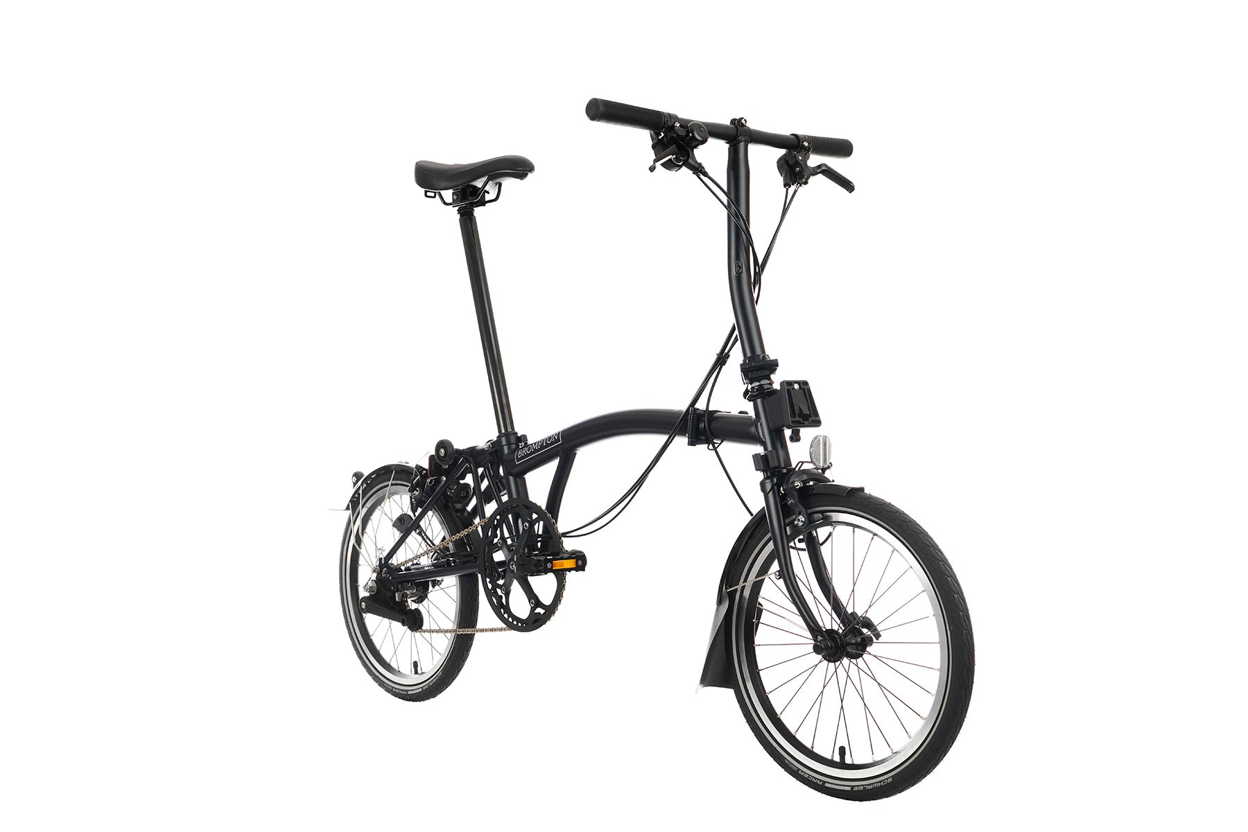 Brompton C Line Matt Black - Low, 2-Gang