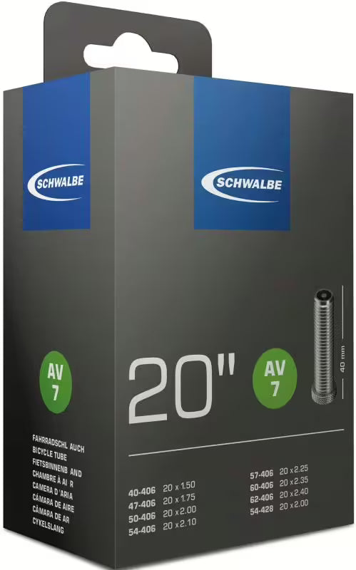 Schwalbe Schlauch AV7 20 Zoll für G Line