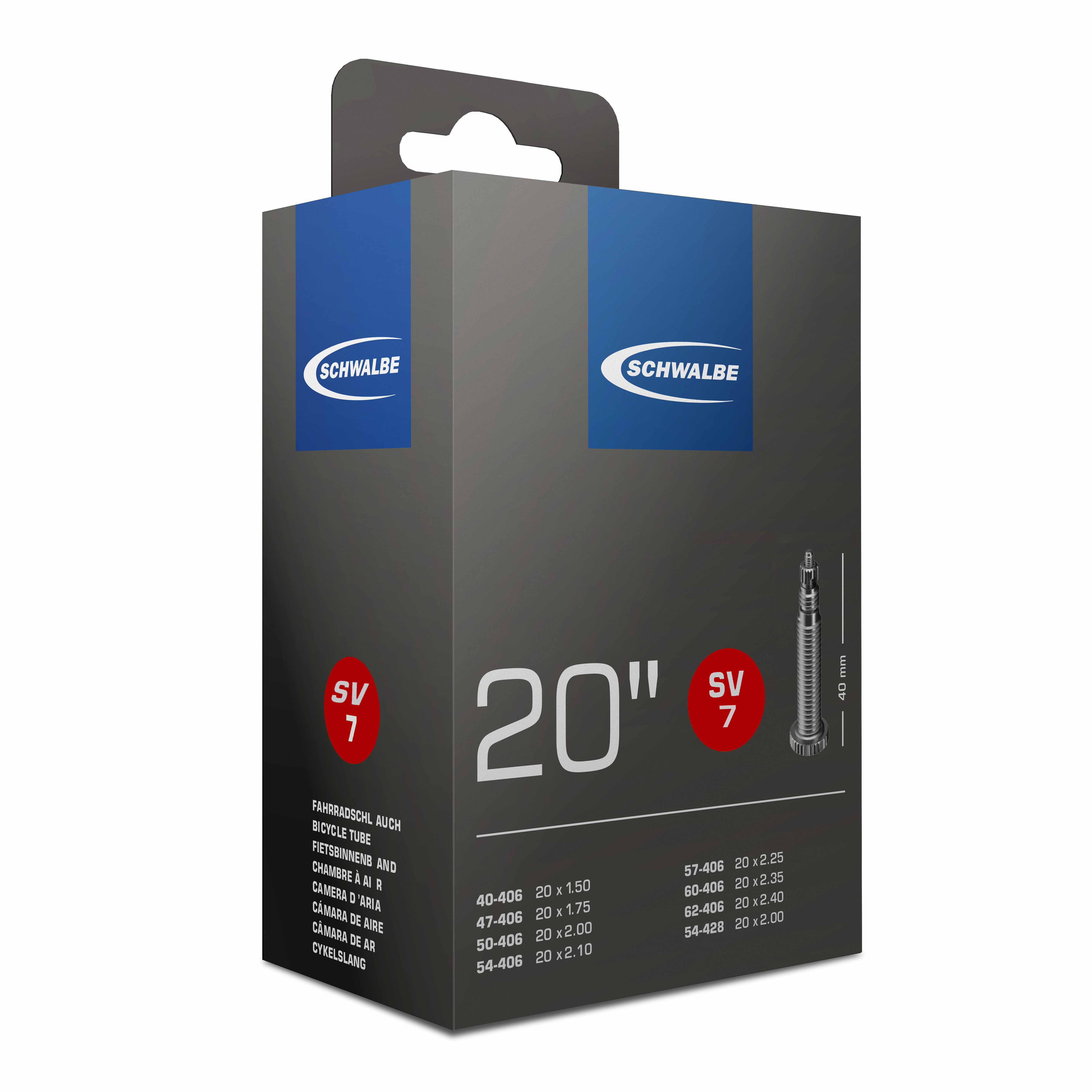 Schwalbe Schlauch SV 7 20 Zoll für G Line