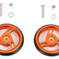 Brompton ColourLab Roller Wheels Paar