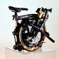 Brompton T Line Cerakote Gold Mid Lenker, 12-Gang