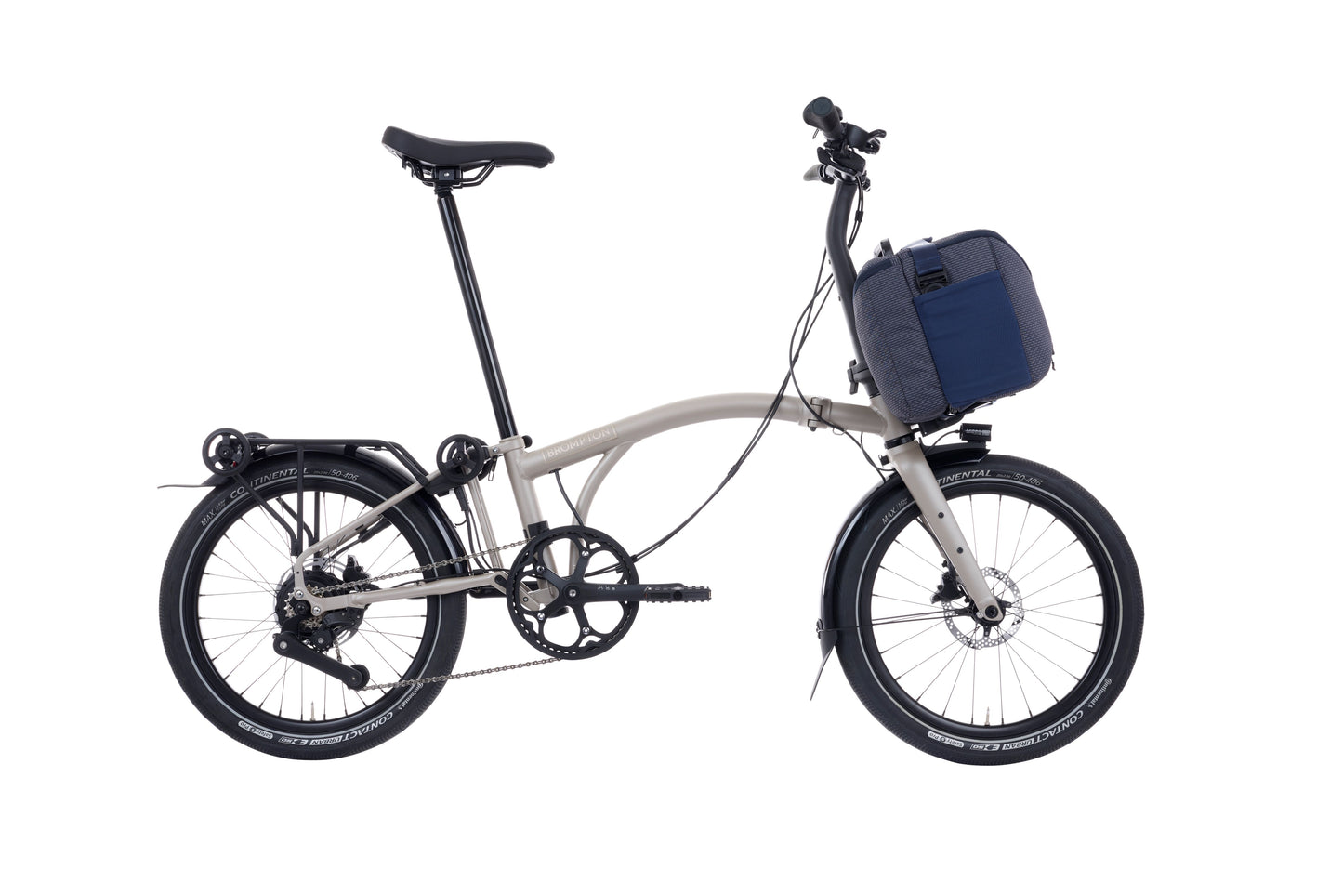 Brompton G Line Electric Traildust White Large Lenker