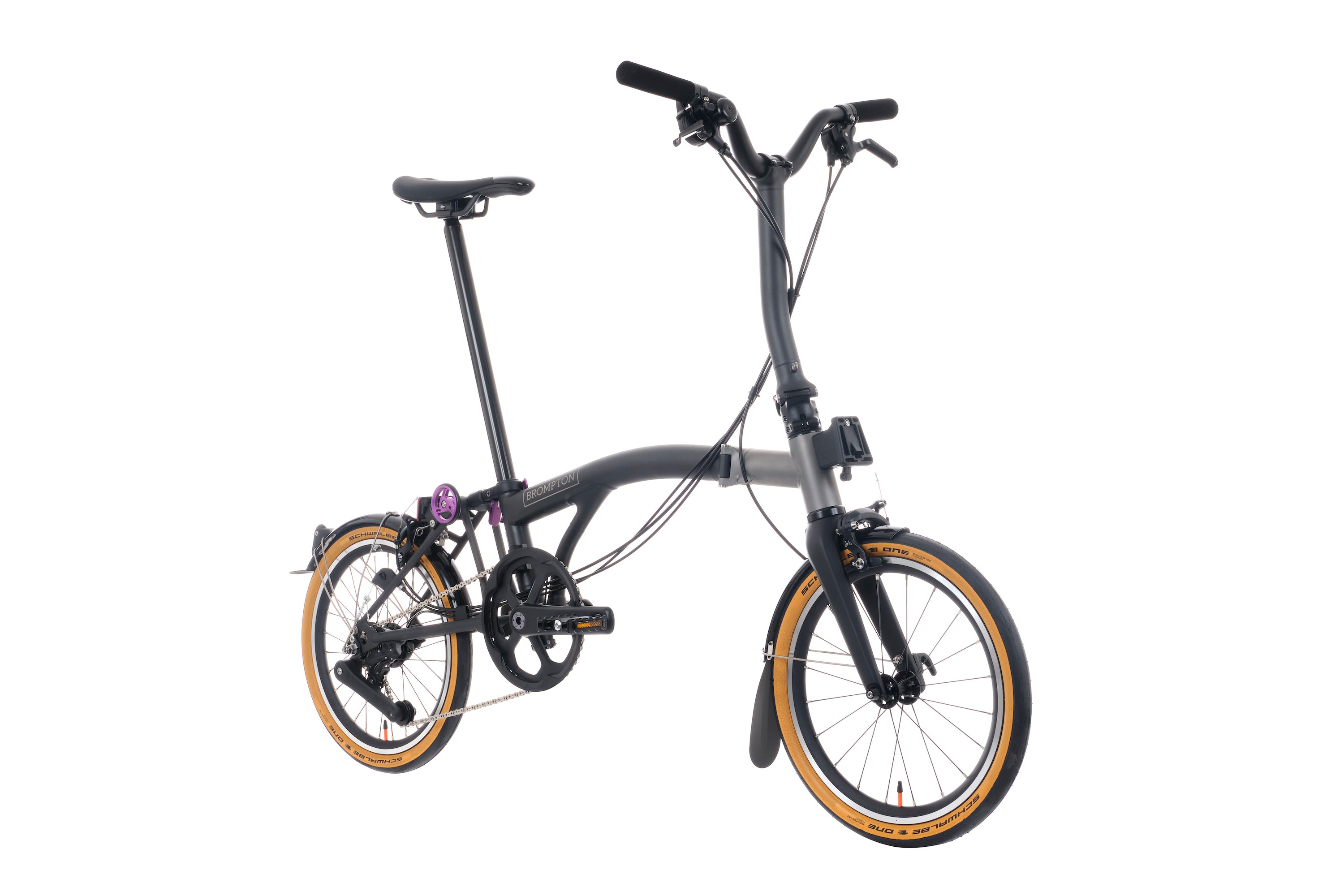 Brompton T Line Cerakote Black Urban 4 Gang