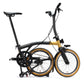 Brompton T Line Cerakote Gold Mid Lenker, 12-Gang